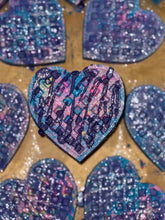 XL pink sugar waffle heart bath bomb