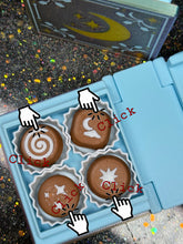 Box of chocolates quadruple fidget clicker