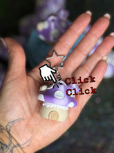 Mushroom house 3d printed fidget clicker