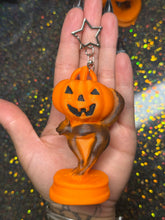 Halloween vintage blow mold keychain