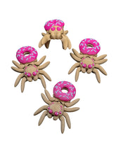 Mini jumping spider donut moving parts fidget toy