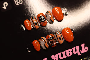 Vintage Halloween Nail Set (custom sizes, choose your size)