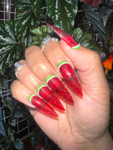 Watermelon Claws CUSTOM SIZES: choose your size